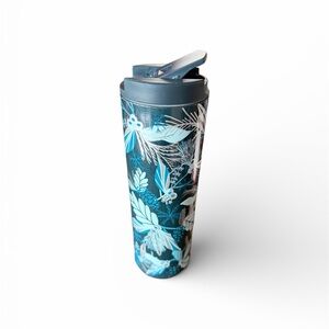 Floral Travel Tumbler with Lid
